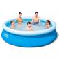 Preview: Bestway Fast Set Aufblasbarer Swimmingpool Rund 305x76 cm 57266 