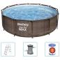 Preview: Bestway Steel Pro MAX Swimmingpool-Set Deluxe Series Rund 366x100 cm