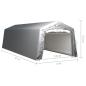 Preview: Lagerzelt 300x900 cm Stahl Grau 