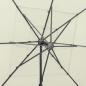 Preview: Sonnenschirm mit Aluminium-Mast 4-lagig Sandfarben 250x250 cm