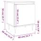 Preview: Nachttische 2 Stk. Betongrau 40x30x50 cm Holzwerkstoff