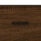 Preview: Couchtisch Braun Eichen-Optik 50x50x40 cm Holzwerkstoff