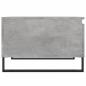 Preview: Couchtisch Betongrau 55x55x36,5 cm Holzwerkstoff