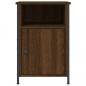 Preview: Nachttisch Braun Eichen-Optik 40x42x60 cm Holzwerkstoff