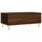 Preview: Couchtisch Braun Eichen-Optik 90x50x36,5 cm Holzwerkstoff