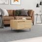 Preview: ARDEBO.de - Couchtisch Sonoma-Eiche 55x55x36,5 cm Holzwerkstoff