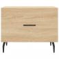 Preview: Couchtisch Sonoma-Eiche 50x50x40 cm Holzwerkstoff