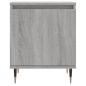 Preview: ARDEBO.de - Nachttisch Grau Sonoma 40x30x50 cm Holzwerkstoff