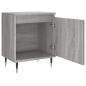 Preview: Nachttisch Grau Sonoma 40x30x50 cm Holzwerkstoff