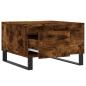 Preview: Couchtisch Räuchereiche 55x55x36,5 cm Holzwerkstoff