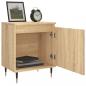 Preview: Nachttische 2 Stk. Sonoma-Eiche 40x30x50 cm Holzwerkstoff