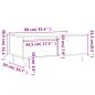 Preview: Couchtisch Betongrau 90x50x36,5 cm Holzwerkstoff