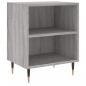 Preview: Nachttische 2 Stk. Grau Sonoma 40x30x50 cm Holzwerkstoff