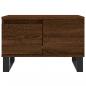 Preview: Couchtisch Braun Eichen-Optik 55x55x36,5 cm Holzwerkstoff