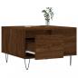 Preview: Couchtisch Braun Eichen-Optik 55x55x36,5 cm Holzwerkstoff