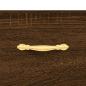 Preview: Couchtisch Braun Eichen-Optik 50x50x40 cm Holzwerkstoff