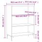 Preview: Bücherregal Hochglanz-Weiß 69,5x32,5x90 cm Holzwerkstoff