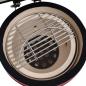 Preview: 2-in-1 Kamado-Grill Smoker Keramik 56 cm Rot