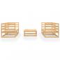 Preview: 5-tlg. Garten-Lounge-Set Massivholz Kiefer
