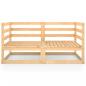 Preview: Gartensofa 2-Sitzer Massivholz Kiefer