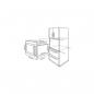 Preview: Bomann MWG 2216 H EB Einbau-Mikrowelle mit Grill, 2500/1100 W, 25L, inox (622161)