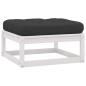 Preview: 3-tlg. Garten-Lounge-Set mit Kissen Massivholz Kiefer