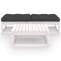 Preview: 3-tlg. Garten-Lounge-Set mit Kissen Massivholz Kiefer