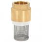 Preview: Saugschlauch mit Messing-Anschlüssen Grün 1,1" 3 m PVC