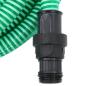 Preview: Saugschlauch mit PVC-Anschlüssen Grün 1" 4 m PVC