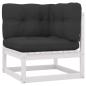 Preview: 9-tlg. Garten-Lounge-Set mit Kissen Kiefer Massivholz