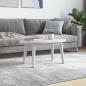 Preview: Tischplatte Weiß 80x40x2,5 cm Massivholz Kiefer Oval