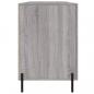 Preview: Schreibtisch Grau Sonoma 140x50x75 cm Holzwerkstoff