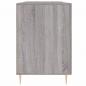 Preview: Schreibtisch Grau Sonoma 140x50x75 cm Holzwerkstoff