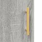 Preview: Schreibtisch Grau Sonoma 140x50x75 cm Holzwerkstoff