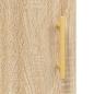 Preview: Schreibtisch Sonoma-Eiche 140x50x75 cm Holzwerkstoff