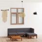 Preview: 5-tlg. Garten-Lounge-Set mit Kissen Akazie Massivholz