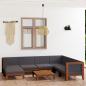 Preview: 8-tlg. Garten-Lounge-Set mit Kissen Akazie Massivholz