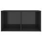 Preview: TV-Schränke 2 Stk. Hochglanz-Grau 72x35x36,5 cm Holzwerkstoff