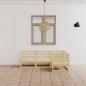 Preview: ARDEBO.de - 4-tlg. Garten-Lounge-Set Massivholz Kiefer