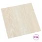 Preview: PVC-Fliesen Selbstklebend 20 Stk. 1,86 m² Beige