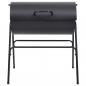 Preview: Grill mit 2 Grillrosten Schwarz 80x95x90 cm Stahl 