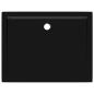 Preview: Duschtasse ABS Rechteckig Schwarz 80x100 cm