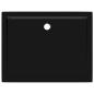Preview: Duschtasse ABS Rechteckig Schwarz 80x100 cm