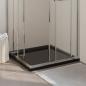 Preview: Duschtasse ABS Quadratisch Schwarz 90x90 cm 