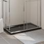 Preview: Duschtasse ABS Rechteckig Schwarz 70x120 cm
