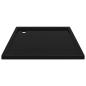 Preview: Duschtasse ABS Quadratisch Schwarz 80x80 cm 