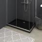 Preview: Duschtasse ABS Rechteckig Schwarz 80x110 cm