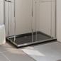 Preview: Duschtasse ABS Rechteckig Schwarz 80x110 cm