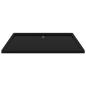Preview: Duschtasse ABS Rechteckig Schwarz 80x120 cm