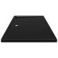Preview: Duschtasse ABS Rechteckig Schwarz 80x120 cm
